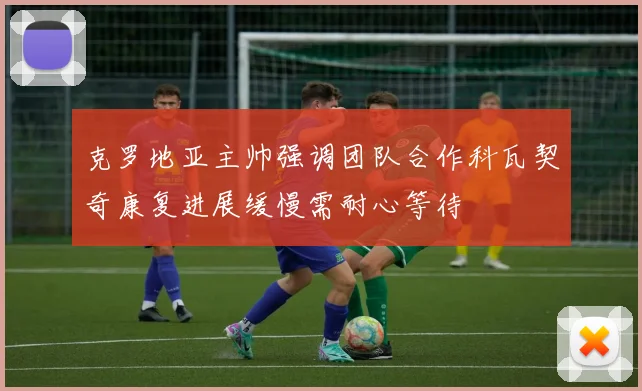 克罗地亚主帅强调团队合作科瓦契奇康复进展缓慢需耐心等待