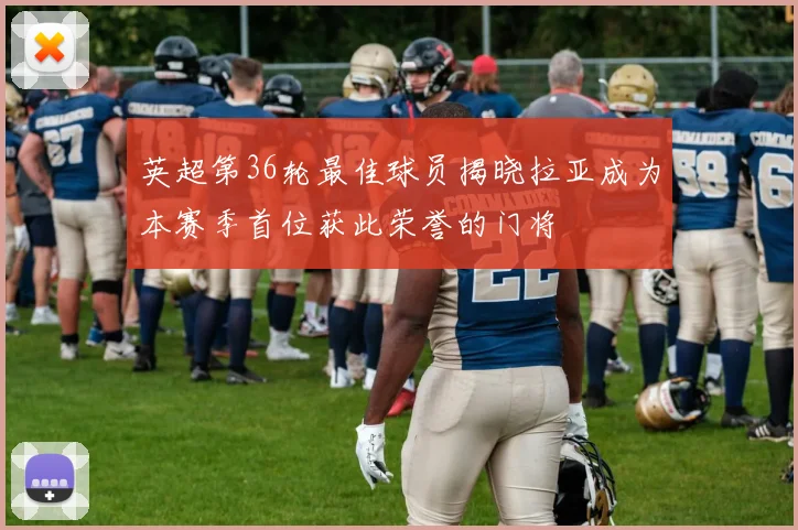 英超第36轮最佳球员揭晓拉亚成为本赛季首位获此荣誉的门将